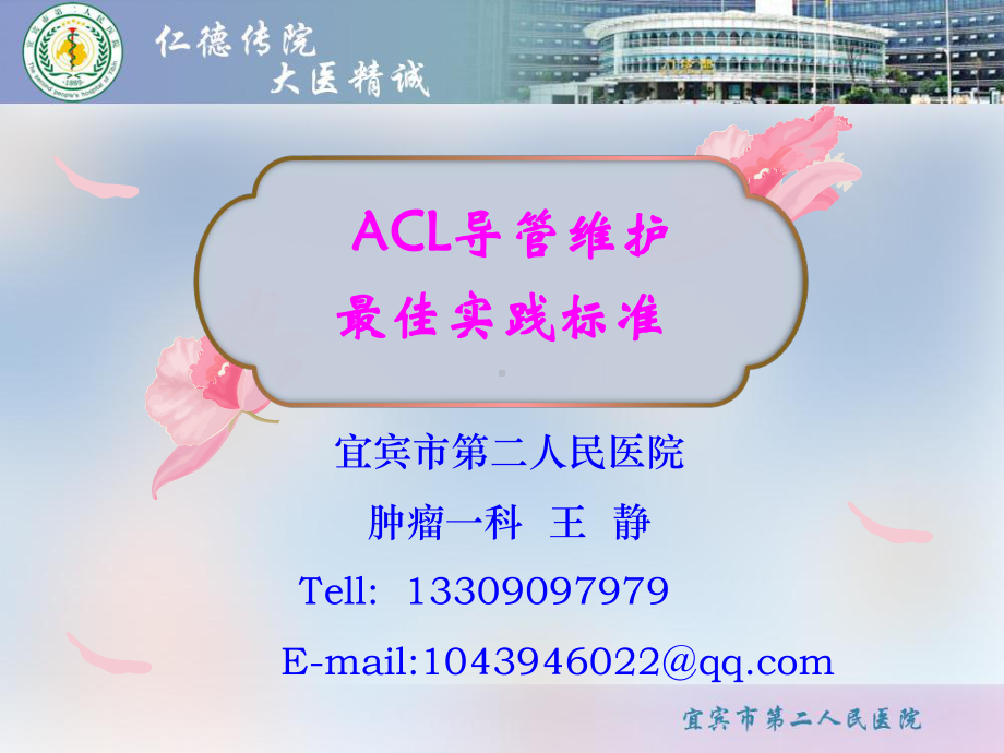 ACL导管维护最佳实践标准课件.ppt_第1页