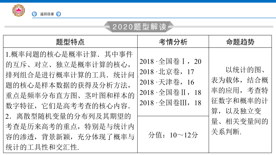 2020高考理数必考题突破讲座：概率与统计的综合问题课件.ppt_第3页