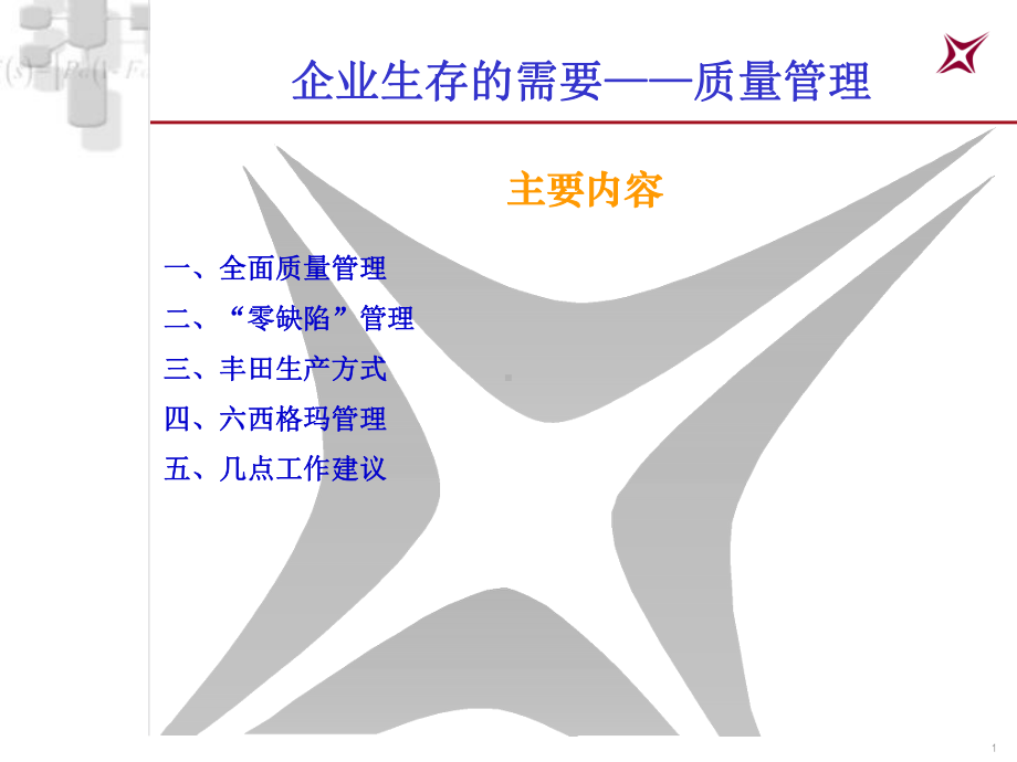 TQM全面质量管理理念培训课件.ppt_第1页