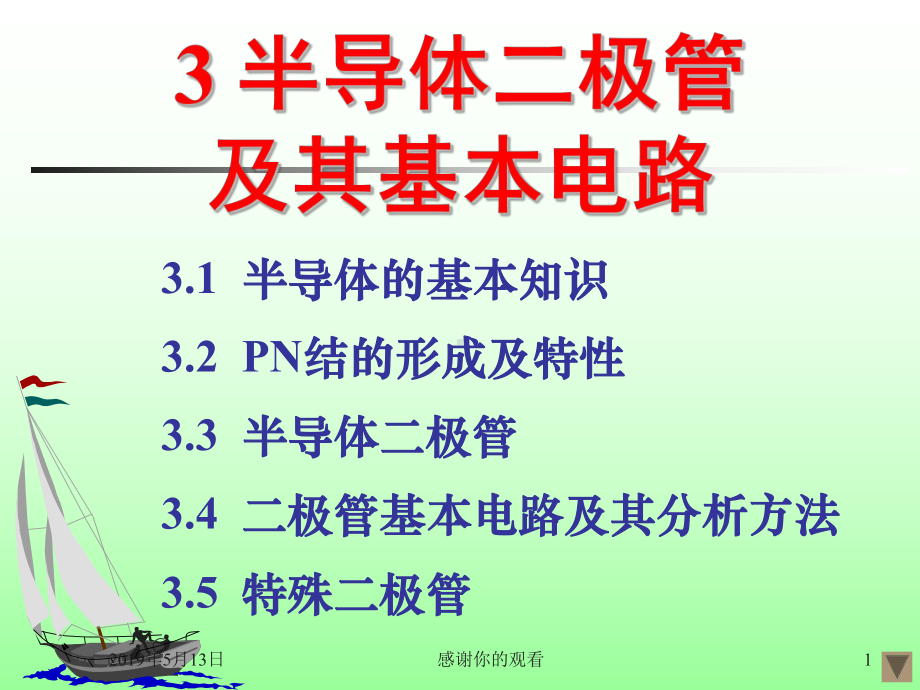 3半导体二极管及其基本电路课件.ppt_第1页