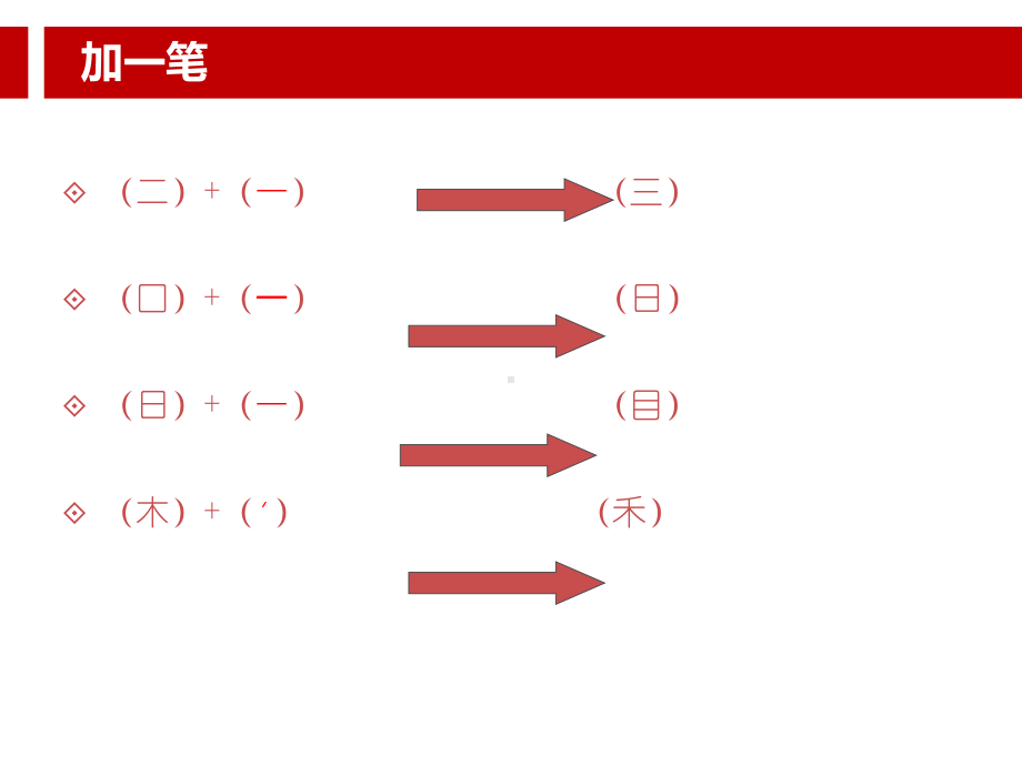 一年级语文上册加一笔成新字课件.ppt_第2页