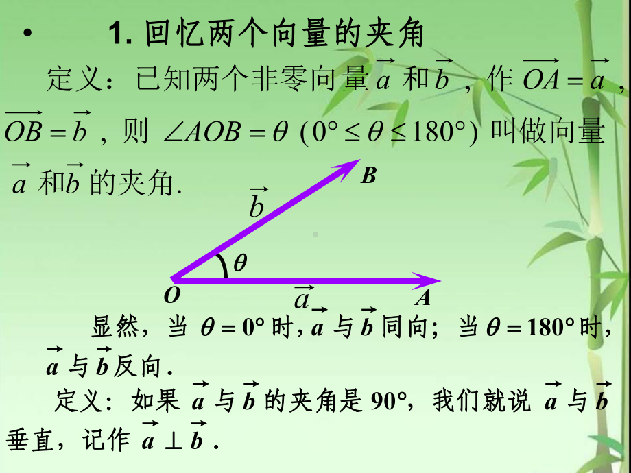 24平面向量的数量积(公开课)课件.ppt_第2页