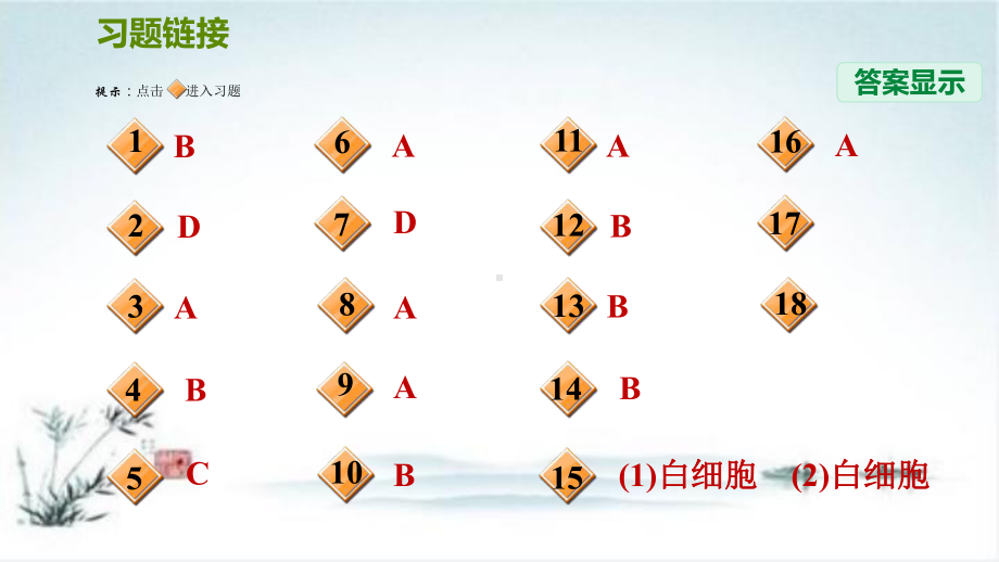 431血液—浙教版九年级科学上册习题课件.ppt_第2页