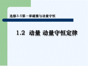 12探究动量守恒定律课件.ppt