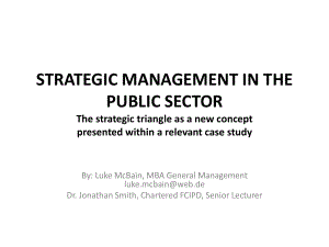 STRATEGICMANAGEMENTINTHEPUBLICSECTORAnewconceptanda公共部门战略管理的新概念和课件.ppt