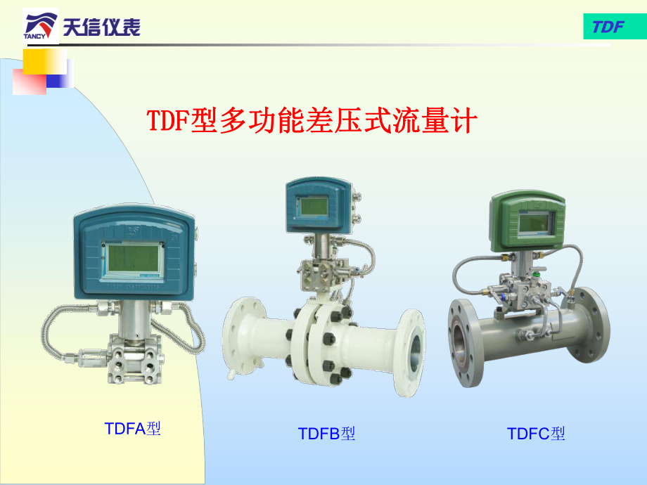 TDF型多功能差压式流量计课件.ppt_第1页