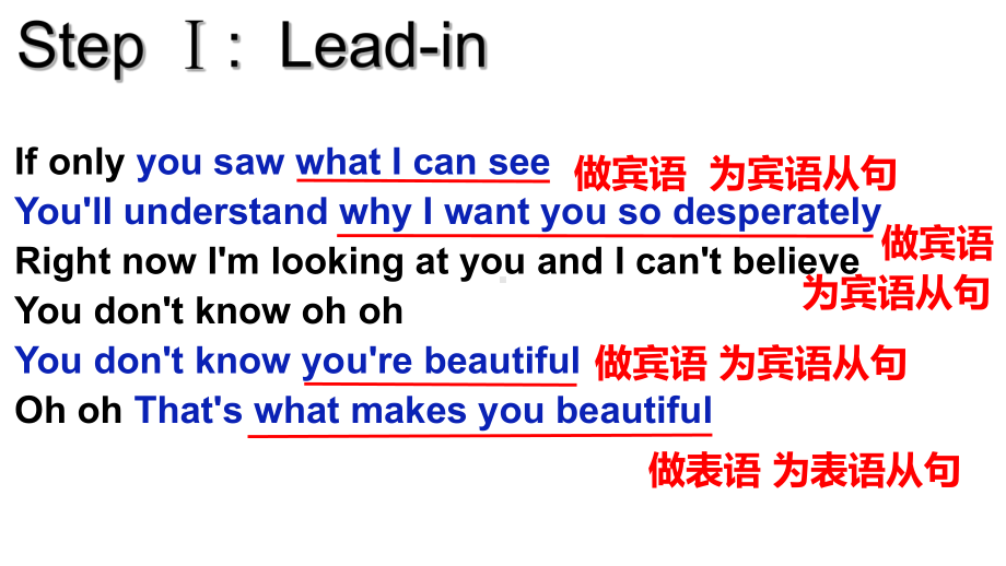 AppreciateEnglishsongsandNounclauses名词性从句和歌曲欣课件.ppt_第2页