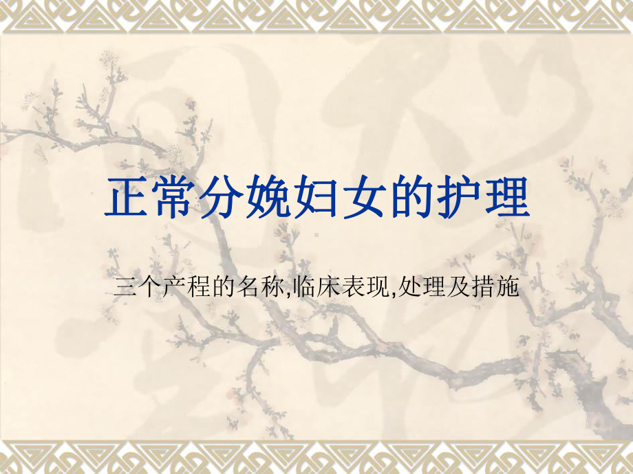 (课件)正常分娩妇女的护理.ppt_第1页