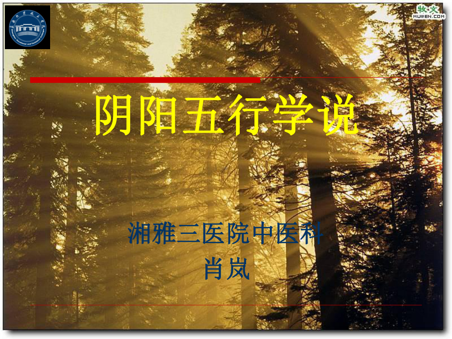 2011年+阴阳五行学说课件.ppt_第1页