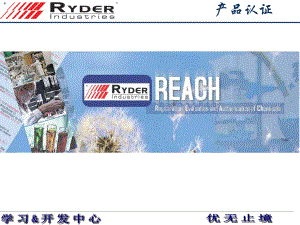 REACH法规培训教材课件.ppt