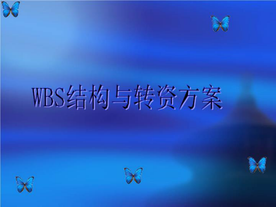 WBS结构与转资方案课件.ppt_第1页