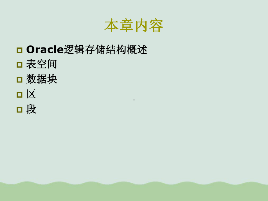 Oracle10g数据库基础教程之逻辑存储结构课件.ppt_第2页