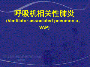 6呼吸机相关性肺炎课件.ppt