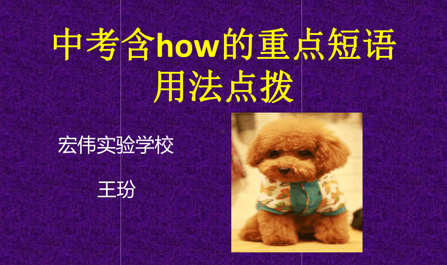 与how有关的重点短语用法课件.ppt_第1页