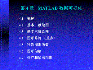 MATLAB4-MATLAB数据可视化课件.ppt