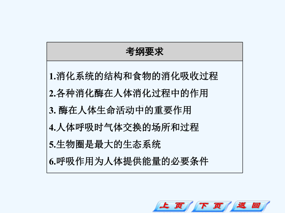 中考科学复习课件：第讲人体和其他生物的新陈代谢(一).ppt_第3页