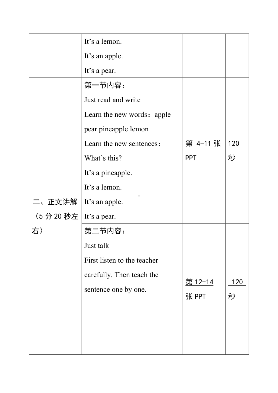 《It'sapineapple.》微课脚本设计参考模板范本.doc_第2页