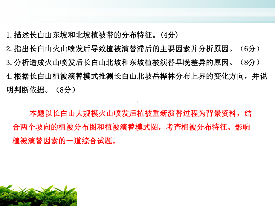 2021年综合试题的命制过程经验分享课件—以“长白山植被演替”试题为例.ppt_第3页