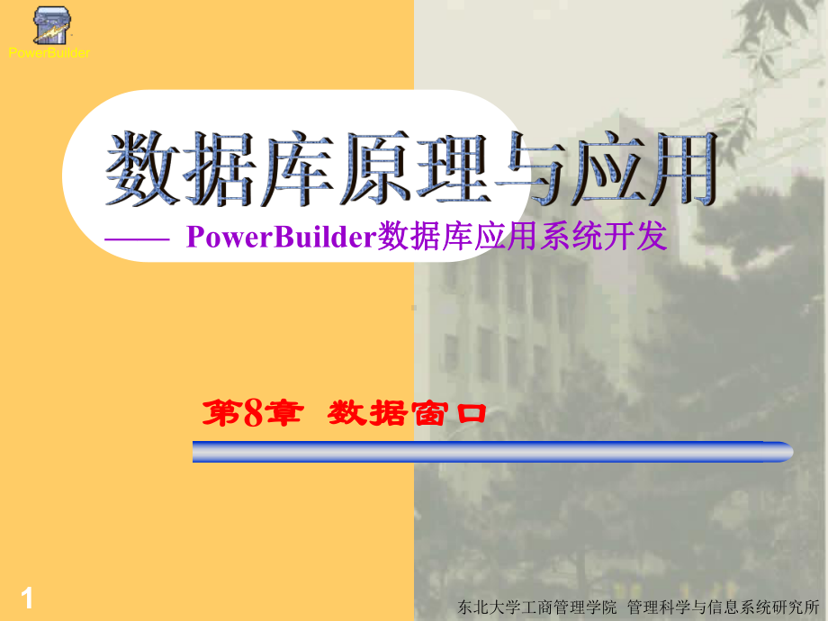 PBchap08第8章数据窗口课件.ppt_第1页