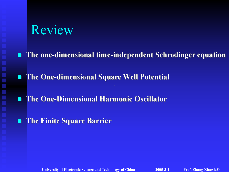 chapter4-Review-量子力学英文教案课件.ppt_第1页