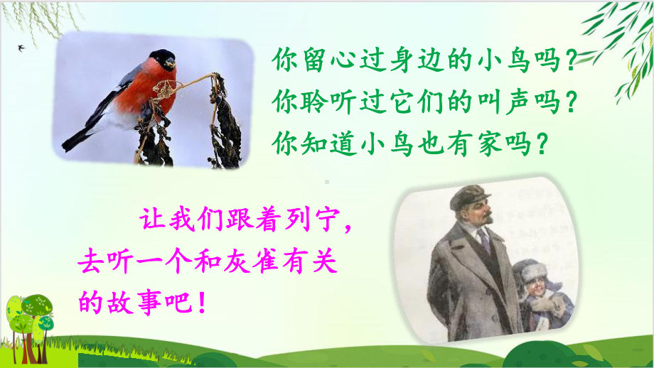 (部编版教材)三年级上册《灰雀》教研课件.ppt_第2页