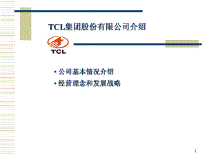 TCL集团企业文化讲义汇总课件.ppt