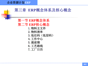 ERP第三章ERP概念体系及核心概念(080918)课件.ppt