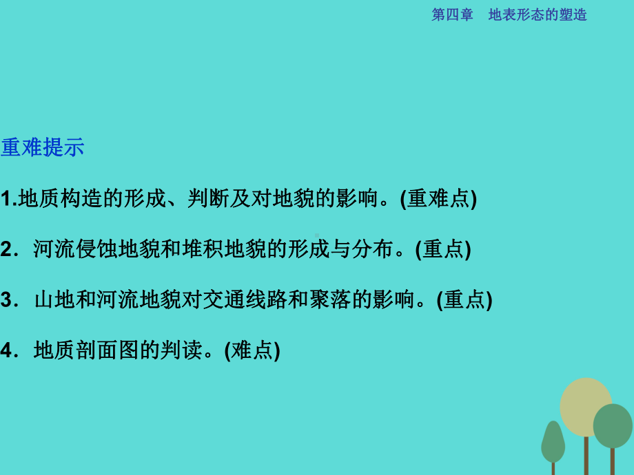 2017高考地理总复习 第一部分 自然地理 第四章 地表形态的塑造 第12讲 山地的形成与河流地貌的发育课件 新人教版.ppt_第3页