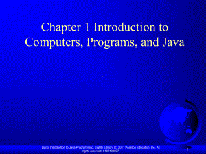 java语言程序设计基础篇(第八版)课件第一章机械工业出版报社李娜译.ppt