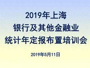 2019年上海银行及其他金融业统计年定报布置培训会课件.pptx