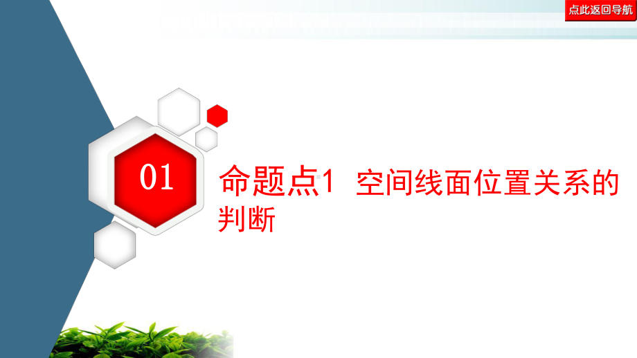 2021复习有方法板块1命题区间精讲精讲13空间位置关系与空间角课件.ppt_第3页