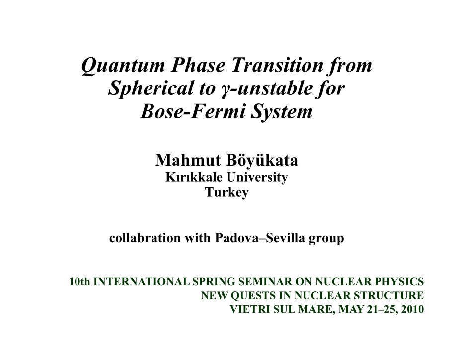 What is the effect of the odd particle coupling to boson core for O 的奇数粒子耦合的玻色子的核心有什么影响课件.ppt_第1页