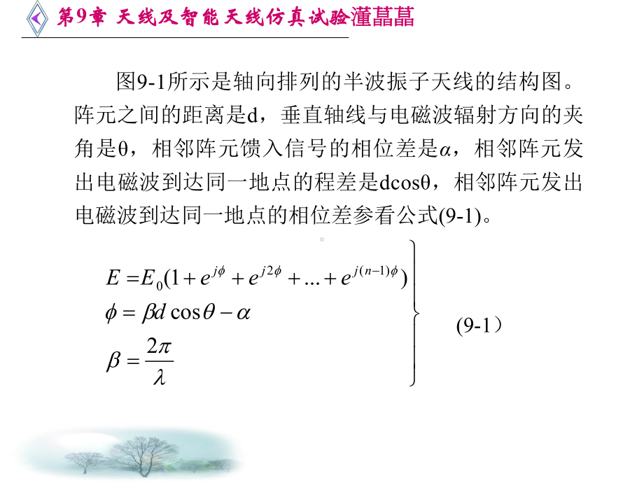 MATLAB仿真在通信与电子工程中的应用第9章天线及智能天课件.ppt_第3页