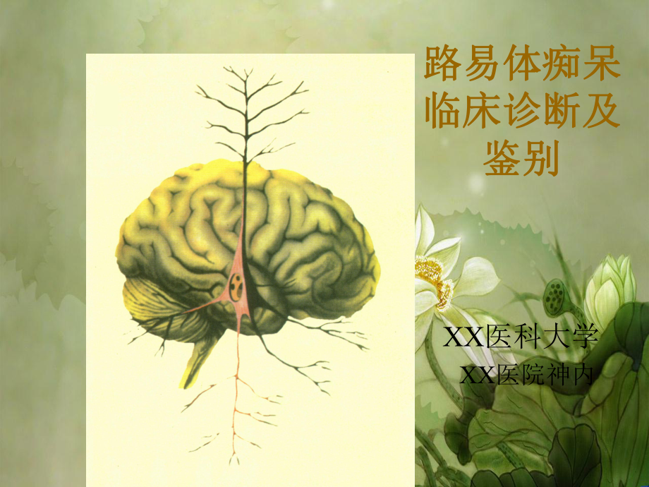 路易体痴呆临床医学医疗诊断与鉴别课件.ppt_第1页