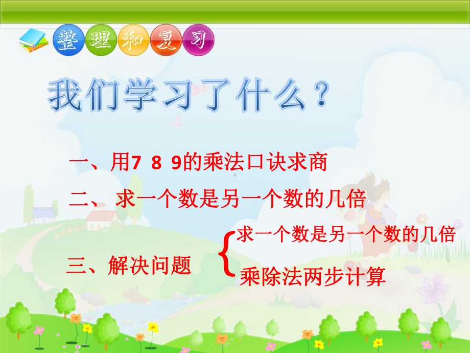 二年级下册第四单元表内除法二整理和复习课件.ppt_第2页