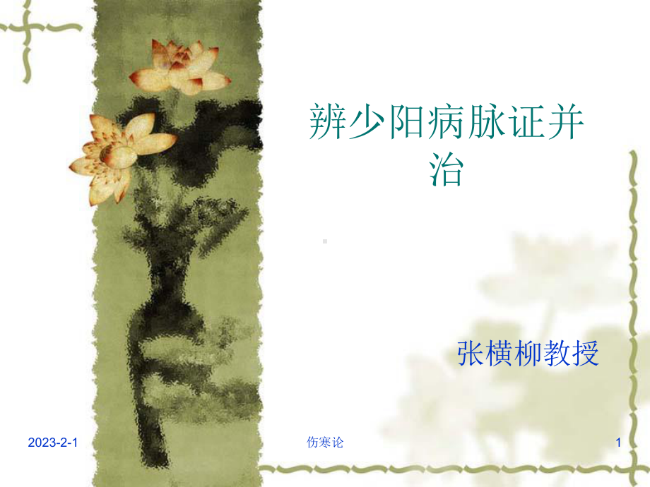 伤寒论少阳病篇(七版)课件.ppt_第1页