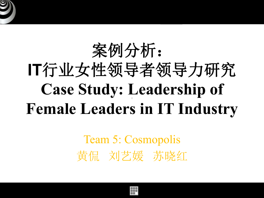 案例分析IT行业女性领导力研究课件.ppt_第1页