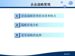 企业战略管理的本质和特点战略环境分析课件.ppt