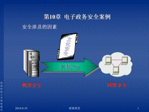 第10章电子政务安全案例之安全涉及的因素课件.ppt