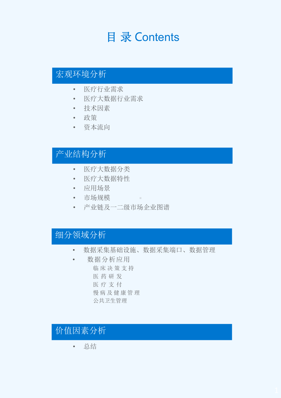 年医疗行业大数据分析报告课件.pptx_第1页