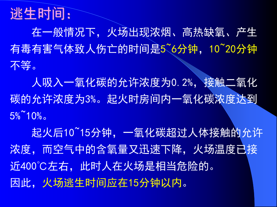 清华大学防灾减灾及其对策第二章c火灾逃生与自救课件.ppt_第3页