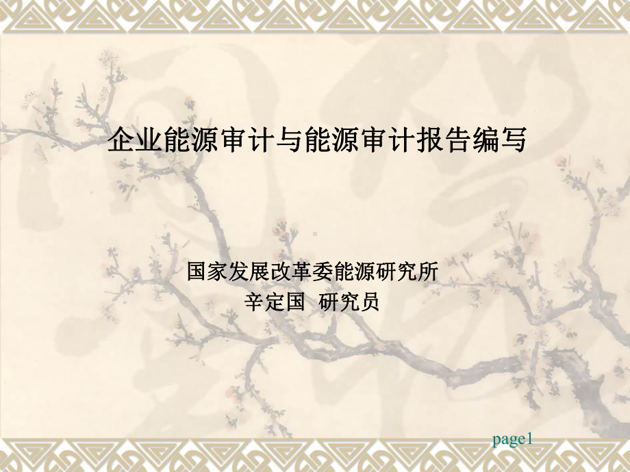 企业能源审计与能源审计报告编写课件.ppt_第1页