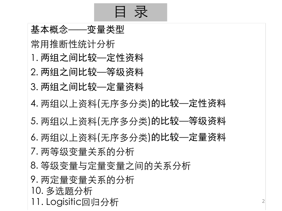 常用统计分析方法介绍与实例解析分析解析课件.ppt_第2页