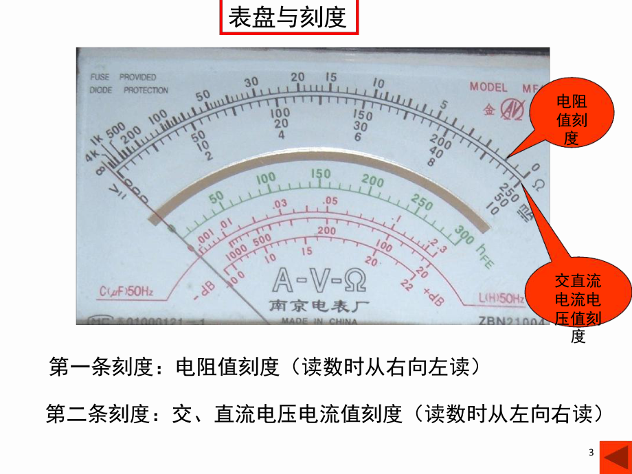 指针式万用表的使用演示教学课件.ppt_第3页