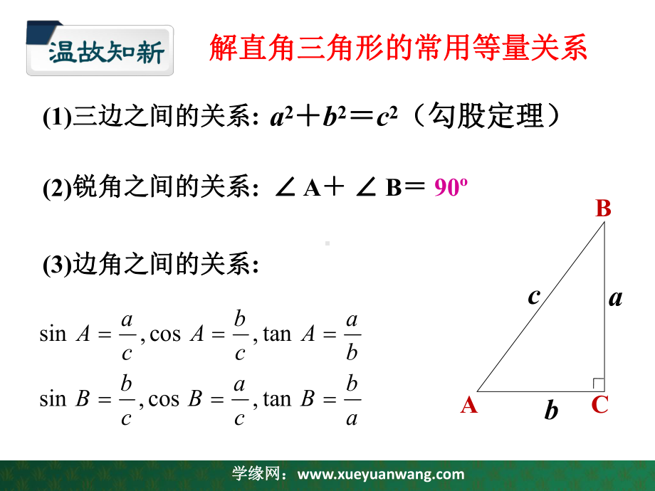 九年级数学上册第23章解直角三角形232解直角三角形及其应用(第二课时)课件(新版)沪科版.ppt_第2页