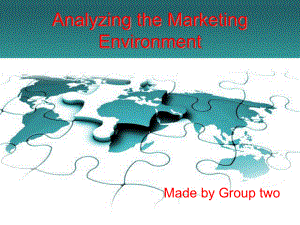 市场营销环境分析(英文版)AnalyzingtheMarketingEnvironment课件.ppt