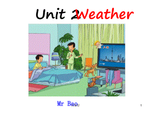 人教版英语二年级下册Unit2Weather课件.ppt（纯ppt,可能不含音视频素材）