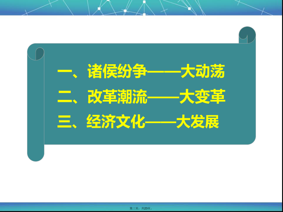 人教版2019必修中外历史纲要上-第2课-诸侯纷争与变法运动-23课件.ppt_第3页