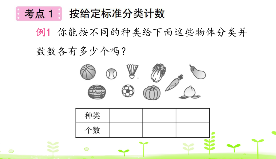 人教数学一下第3单元-分类与整理第3单元整理和复习-课件.ppt_第3页