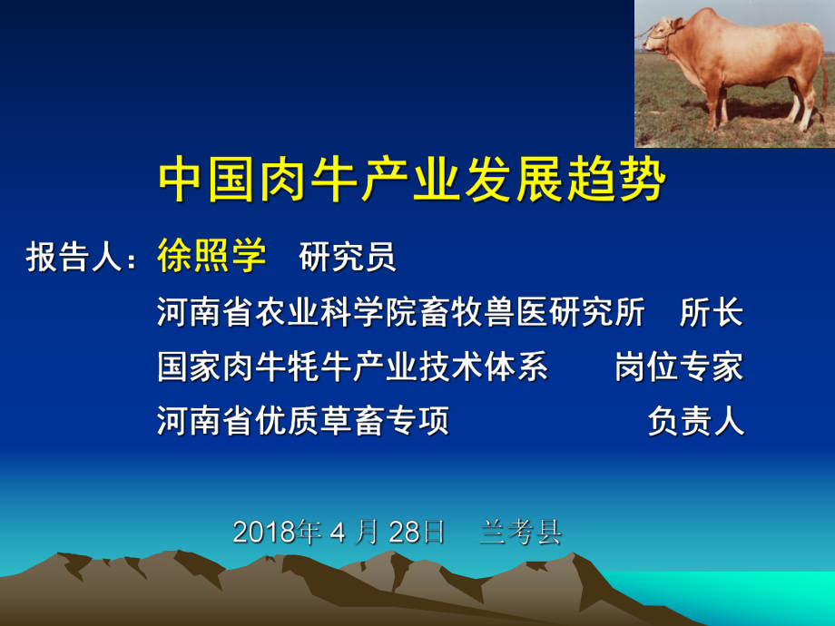 南阳牛肉用新品系选育及产业化开发工作进展国家肉牛牦牛产业技术课件.ppt_第1页